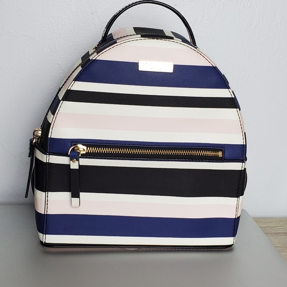 kate spade Handbags - kate spade striped small backpack